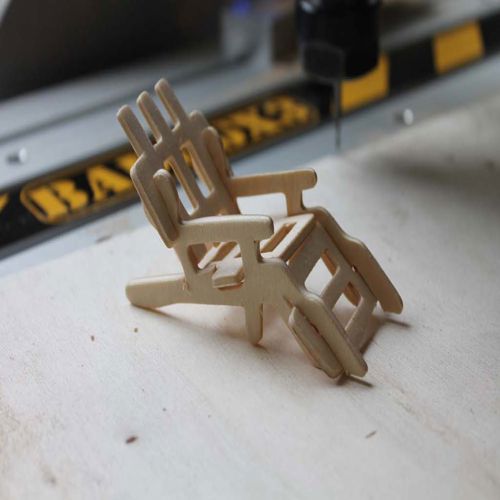 طرح صندلی چمنی مونتاژ - lawnchair assembly - برای دستگاه CNC چوب و لیزر (سی ان سی)
