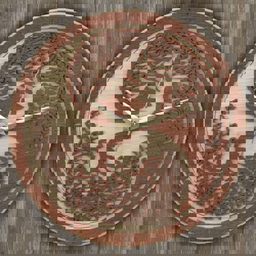 طرح ساعت تزئینی وی ای - layout of decorative clock ve - برای دستگاه CNC چوب و لیزر (سی ان سی)