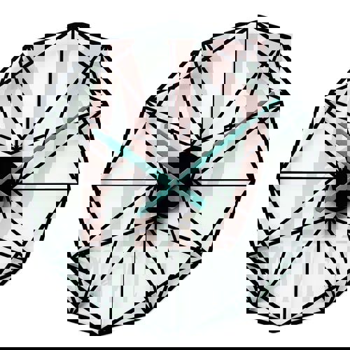 طرح بندی الگوی هندسی ساعت - layout of geometric pattern clock ve - برای دستگاه CNC چوب و لیزر (سی ان سی)