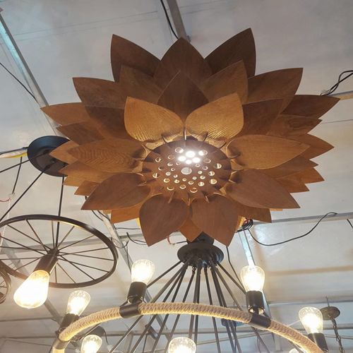 طرح پروژه برش لیزری طرح برگ - leaf style lamp shade laser cutter project - برای دستگاه CNC چوب و لیزر (سی ان سی)