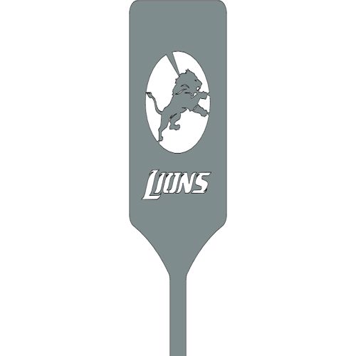 طرح لوگوی شیرها روی کاردک - lions logo on spatula - برای دستگاه CNC چوب و لیزر (سی ان سی)