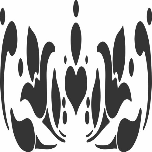 طرح طراحی حاشیه جداکننده اتاق نشیمن - living room divider decoration border design - برای دستگاه CNC چوب و لیزر (سی ان سی)