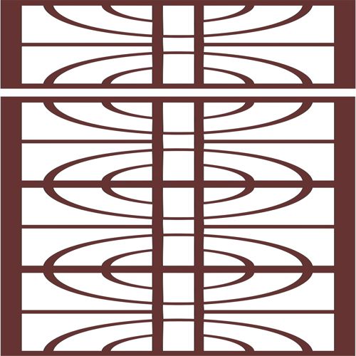 طرح کباب‌پز اتاق نشیمن لیزری - living room grill seamless for laser cut ve - برای دستگاه CNC چوب و لیزر (سی ان سی)