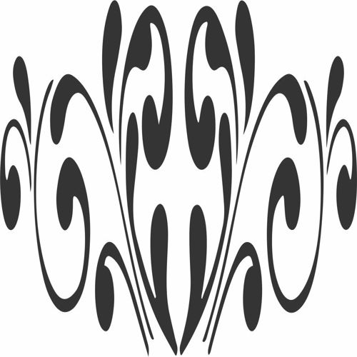 طرح طراحی حاشیه اتاق نشیمن jali - living room jali border design ve - برای دستگاه CNC چوب و لیزر (سی ان سی)