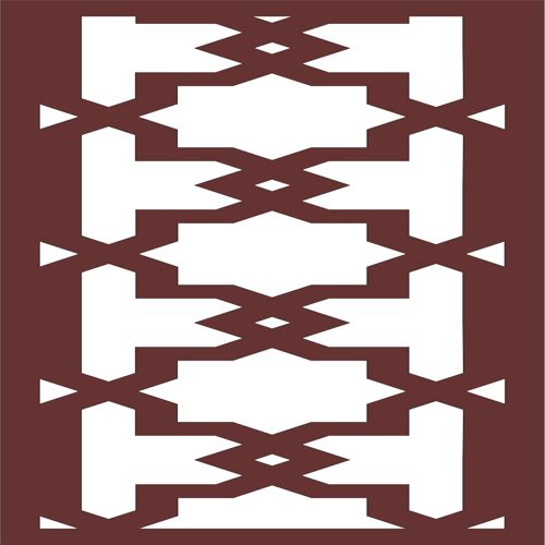 طرح طراحی صفحه گلدار یکپارچه اتاق نشیمن برای برش لیزری - living room seamless floral screen design for laser cutting - برای دستگاه CNC چوب و لیزر (سی ان سی)