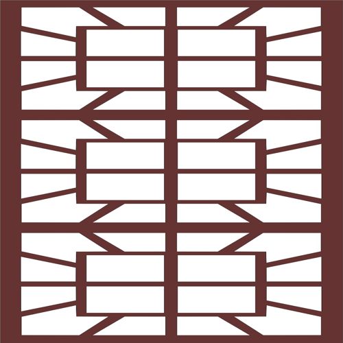 طرح طراحی گریل درز اتاق نشیمن برای برش لیزری - living room seamless grill design for laser cutting - برای دستگاه CNC چوب و لیزر (سی ان سی)