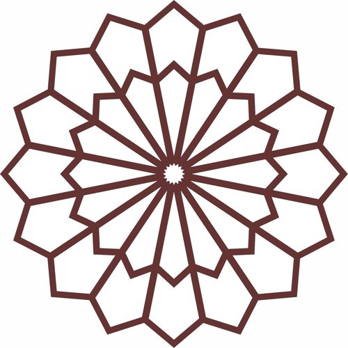 طرح الگوی جلی لیزری اتاق نشیمن - living room seamless jali pattern for laser cut ve - برای دستگاه CNC چوب و لیزر (سی ان سی)