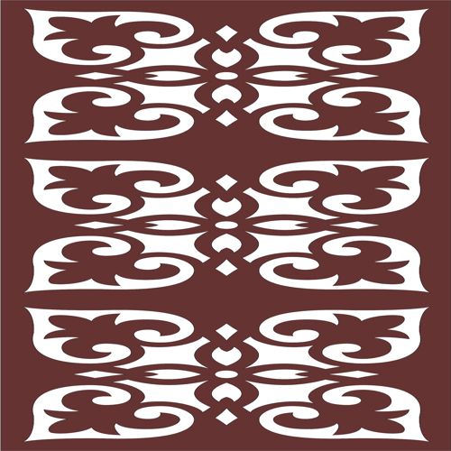 طرح الگوی جداکننده یکپارچه اتاق نشیمن برای برش لیزری - living room seamless separator grill pattern for laser cutting - برای دستگاه CNC چوب و لیزر (سی ان سی)