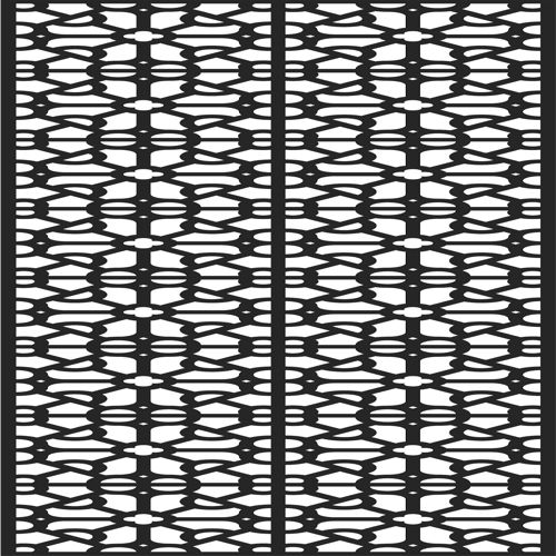 طرح الگوی جداکننده اتاق نشیمن لیزری - living room seamless separator screen pattern for laser cutting - برای دستگاه CNC چوب و لیزر (سی ان سی)
