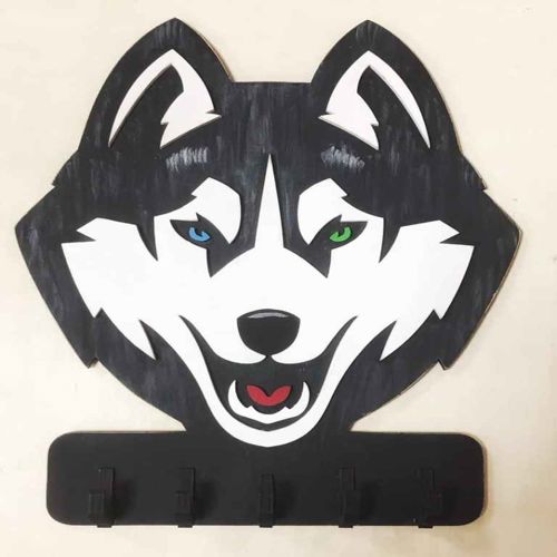 طرح قفل‌ساز گرگ خانه دار برای برش لیزری - locksmith wolf house keeper for laser cutting ve - برای دستگاه CNC چوب و لیزر (سی ان سی)