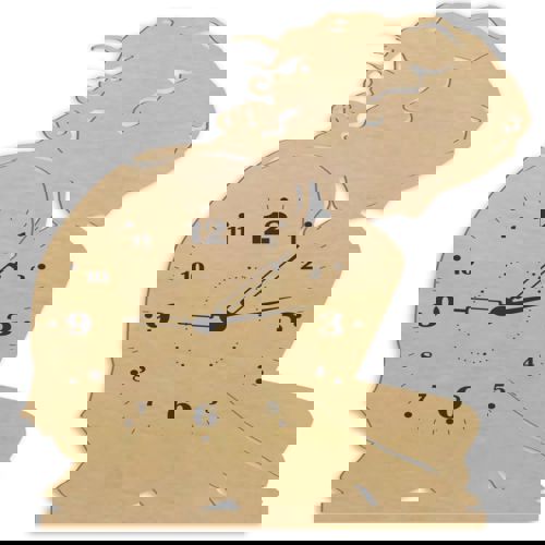 طرح ساعت دیواری دختر تنها دکور دیواری برای برش لیزری - lonely girl wall clock wall decor for laser cut ve - برای دستگاه CNC چوب و لیزر (سی ان سی)