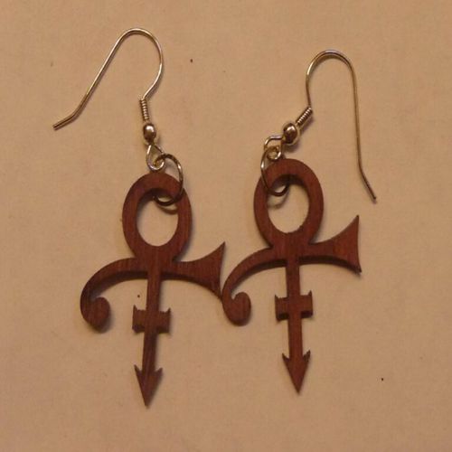 طرح گوشواره نماد قلب بنفش برای برش لیزری - love symbol purpleheart earrings for laser cut - برای دستگاه CNC چوب و لیزر (سی ان سی)