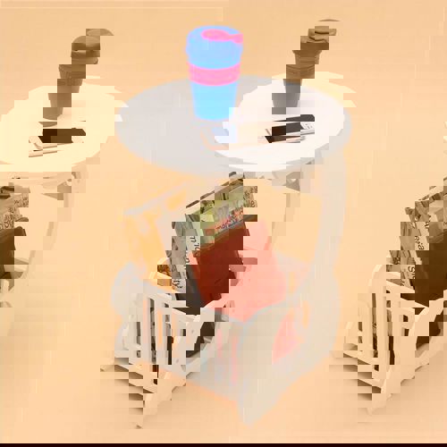 طرح قالب میز کنار قفسه مجله برای برش لیزری - magazine rack side table template for laser cut ve - برای دستگاه CNC چوب و لیزر (سی ان سی)