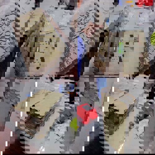 طرح تخته بازی و محفظه جادویی برای برش لیزری - magic the gathering board and playing case for laser cut ve - برای دستگاه CNC چوب و لیزر (سی ان سی)