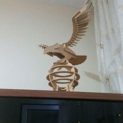 طرح مدل maket kartal eagle - maket kartal eagle model - برای دستگاه CNC چوب و لیزر (سی ان سی)