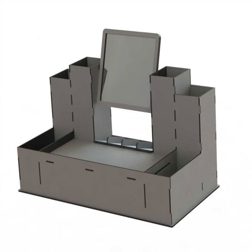طرح پروژه های برش لیزری - makeup cosmetic organizer laser cut projects - برای دستگاه CNC چوب و لیزر (سی ان سی)