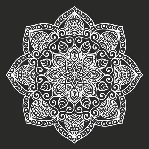 طرح ماندالا - mandala 02 - برای دستگاه CNC چوب و لیزر (سی ان سی)