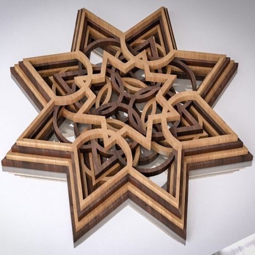 طرح ماندالا برای برش لیزری - mandala 2 for laser cutting ve - برای دستگاه CNC چوب و لیزر (سی ان سی)