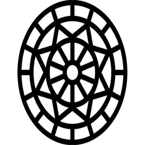طرح ماندالا تزئین - mandala 6 ornament - برای دستگاه CNC چوب و لیزر (سی ان سی)