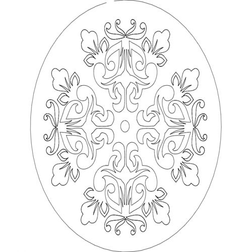 طرح ماندالا تزئین - mandala 8 ornament - برای دستگاه CNC چوب و لیزر (سی ان سی)