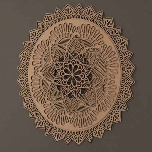 طرح ماندالا کلاسیک تزئین - mandala classic ornament ve - برای دستگاه CNC چوب و لیزر (سی ان سی)