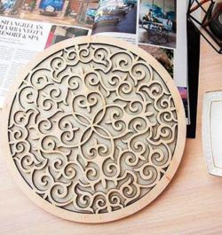 طرح دانلود ماندالا برای برش لیزری - mandala download for laser cut - برای دستگاه CNC چوب و لیزر (سی ان سی)