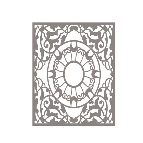 طرح ماندالا مربع تزئین - mandala square ornament - برای دستگاه CNC چوب و لیزر (سی ان سی)