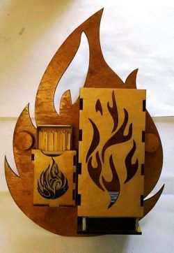 طرح جعبه کبریت در رستوران برای برش لیزری - match box in restaurant for laser cut ve - برای دستگاه CNC چوب و لیزر (سی ان سی)