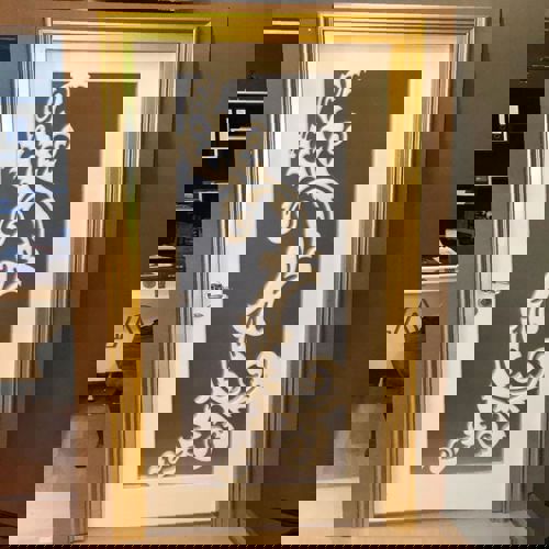 طرح طراحی درب پنل mdf دکور s - mdf door panel design decor s2 - برای دستگاه CNC چوب و لیزر (سی ان سی)