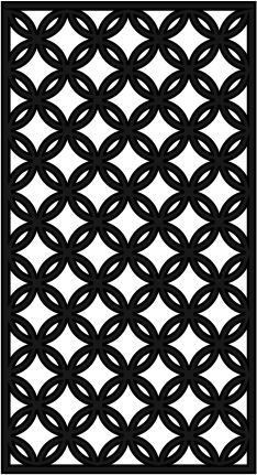 طرح هندسی صفحه طرح mdf jali - mdf jali geometric screen design ve - برای دستگاه CNC چوب و لیزر (سی ان سی)