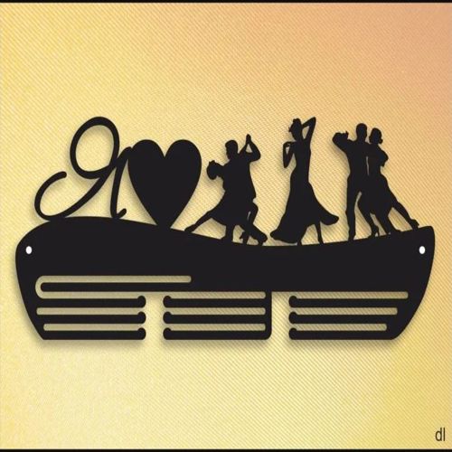 طرح medalist-i-love-dancing-for-laser-cut-ve