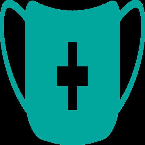 طرح ماسک پزشکی کووید - medical mask covid 19 - برای دستگاه CNC چوب و لیزر (سی ان سی)