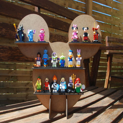 طرح قفسه میکی موس برش لیزری - mickey shelf laser cut - برای دستگاه CNC چوب و لیزر (سی ان سی)