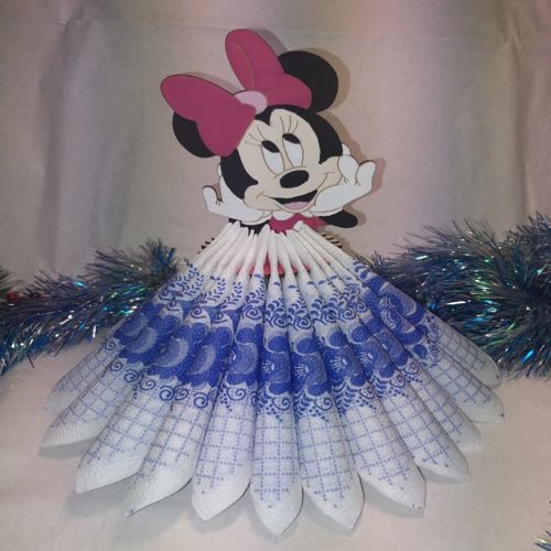 طرح جا دستمال مینی موس برای برش لیزری - minnie mouse napkin holder for laser cut ve - برای دستگاه CNC چوب و لیزر (سی ان سی)