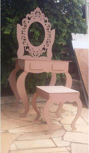 طرح آینه و صندلی - mirror and chair ve - برای دستگاه CNC چوب و لیزر (سی ان سی)