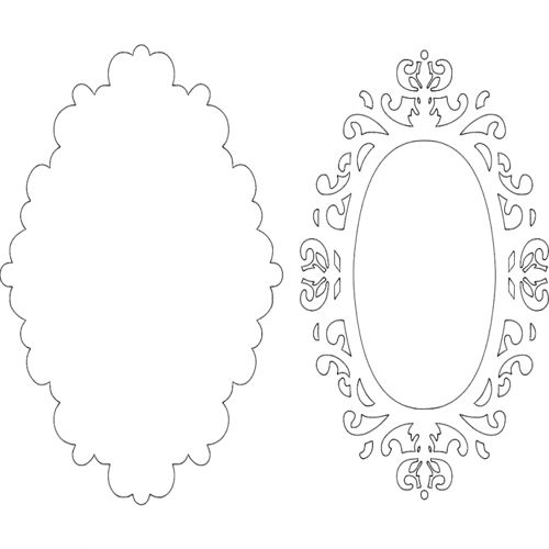 طرح قاب آینه - mirror frame 22 - برای دستگاه CNC چوب و لیزر (سی ان سی)