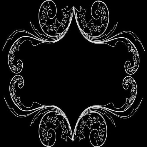 طرح قاب آینه 0079 - mirror frame 0079 - برای دستگاه CNC چوب و لیزر (سی ان سی)