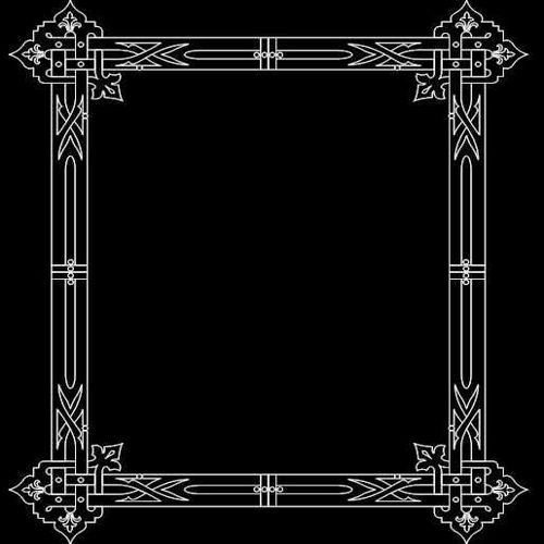 طرح قاب آینه 047 - mirror frame 0472 - برای دستگاه CNC چوب و لیزر (سی ان سی)