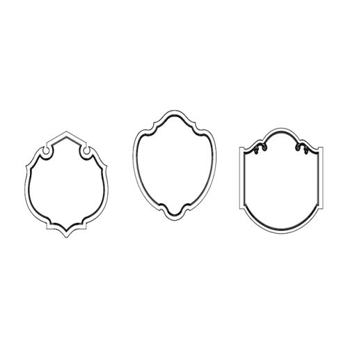 طرح قاب آینه دیوار - mirror frames wall - برای دستگاه CNC چوب و لیزر (سی ان سی)