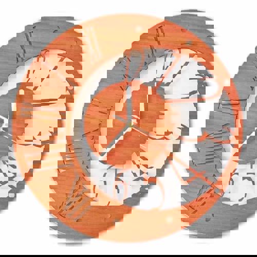 طرح ساعت دیواری با طرح منحصر به فرد و اعداد مختلط برش لیزری - mixed numbers unique style wall clock laser cut ve - برای دستگاه CNC چوب و لیزر (سی ان سی)