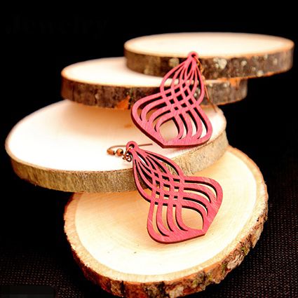 طرح مدل جواهرات گوشواره سنجاق آویز زنانه لیزر - model of women jewelry earrings brooches pendants for laser cut - برای دستگاه CNC چوب و لیزر (سی ان سی)