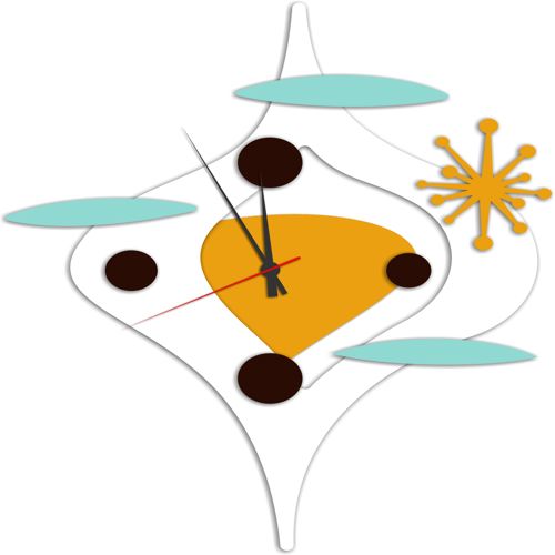 طرح قالب‌های ساعت دیواری با طراحی مدرن برای برش لیزری - modern design wall clock templates for laser cut ve - برای دستگاه CNC چوب و لیزر (سی ان سی)