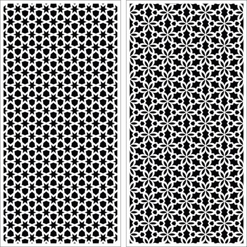 طرح جداکننده اتاق پنل مدرن لیزر cnc - modern panel screen room divider cnc laser cutting - برای دستگاه CNC چوب و لیزر (سی ان سی)