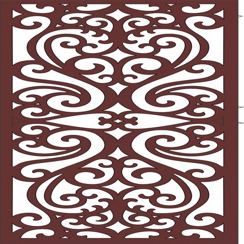 طرح پارتیشن مدرن حریم خصوصی داخلی پنل شبکه - modern privacy partition indoor panel lattice - برای دستگاه CNC چوب و لیزر (سی ان سی)