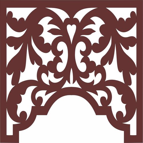 طرح پارتیشن مدرن حریم خصوصی داخلی پنل صفحه cnc برش لیزر - modern privacy partition indoor panel screen cnc laser cutting - برای دستگاه CNC چوب و لیزر (سی ان سی)