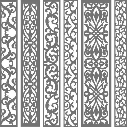 طرح modern-privacy-partition-indoor-panels-lattice-room-dividers-set-for-laser-cut-ve