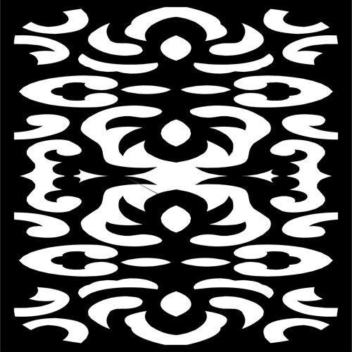 طرح modern-privacy-partition-panel-room-divider-floral-lattice-stencil-pattern-for-laser-cut-ve