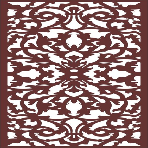 طرح الگوی پارتیشن مدرن با حریم خصوصی و پنل جداکننده اتاق برای برش لیزری - modern privacy partition panel room divider pattern for laser cutting - برای دستگاه CNC چوب و لیزر (سی ان سی)