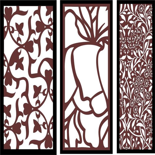 طرح modern-privacy-partition-panels-jali-room-divider-patterns-set-for-laser-cut-ve