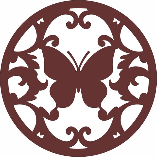 طرح modern-privacy-partition-room-divider-butterfly-grill-seamless-for-laser-cut-ve